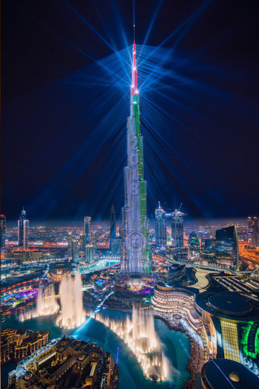 لیزر شو دوبی ، زیباترین و جذابترین لیزر شو دنیا 